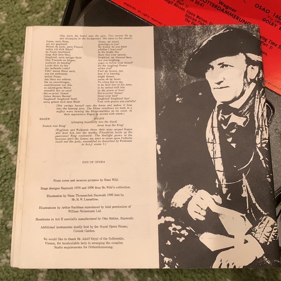 Wagner’s Gotterdammerung Opera, London recording, 4 track reel to reel, - Picture 6 of 6